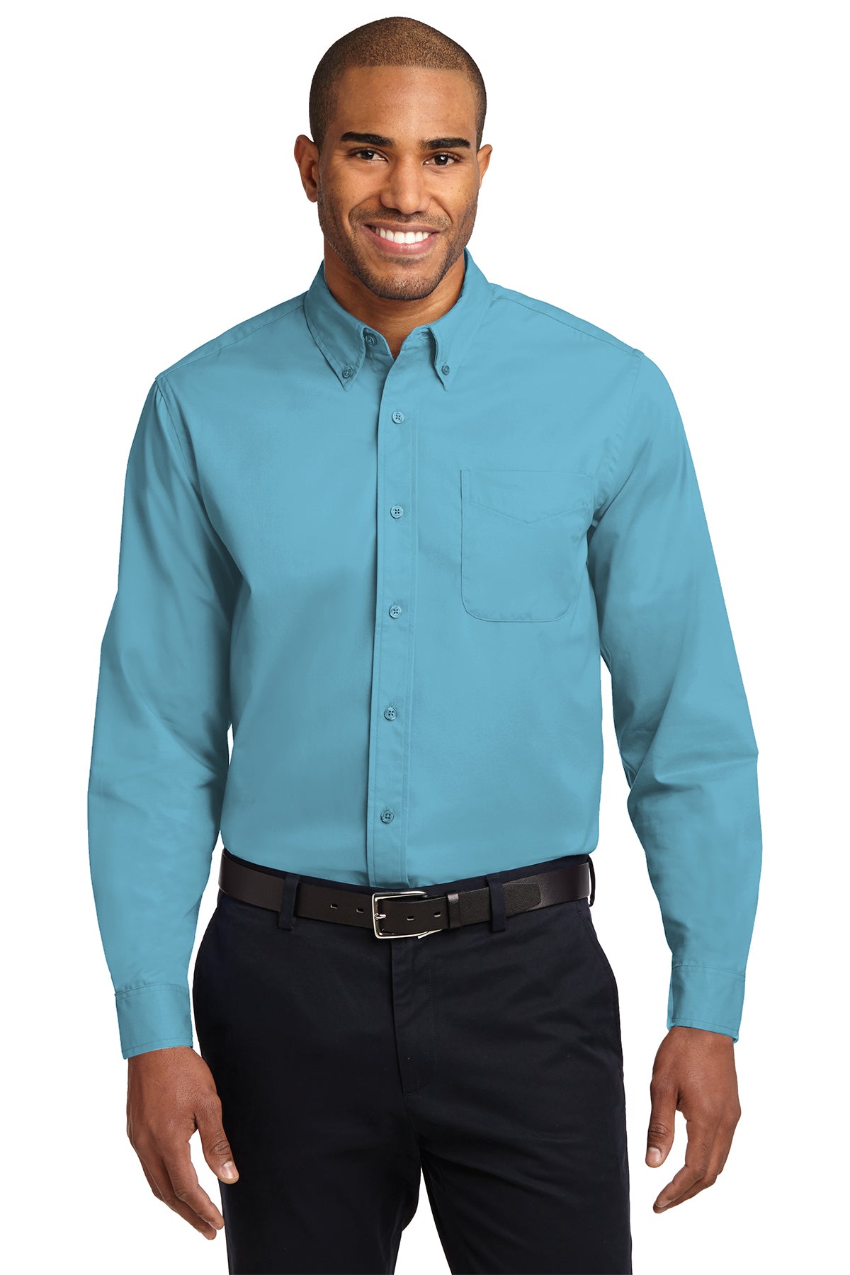 JM - Port Authority Long Sleeve Button Down