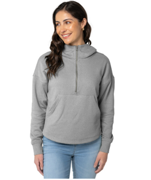 Charles River Willow Scallop Hem Hoodie