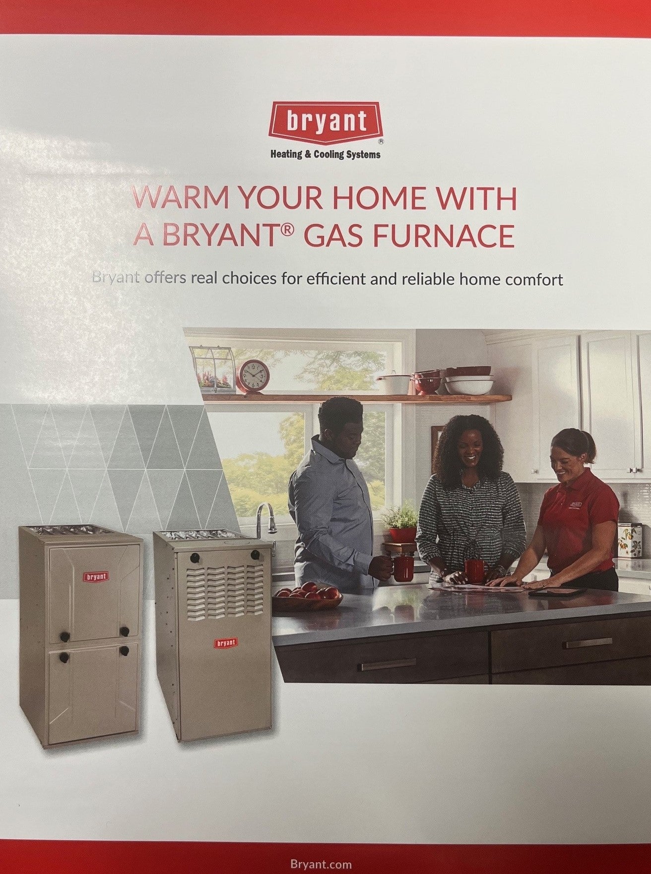 Warm your home with a Bryant Gas Furnace