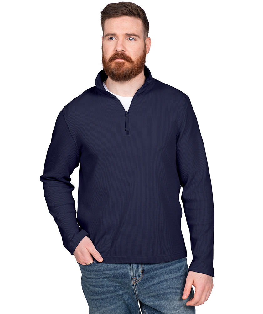 Mitsubishi - Charles River Waffle Quarter Zip